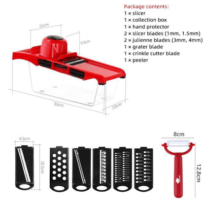 Vegetable Slicer (6-in-1) - Simply Conveniently