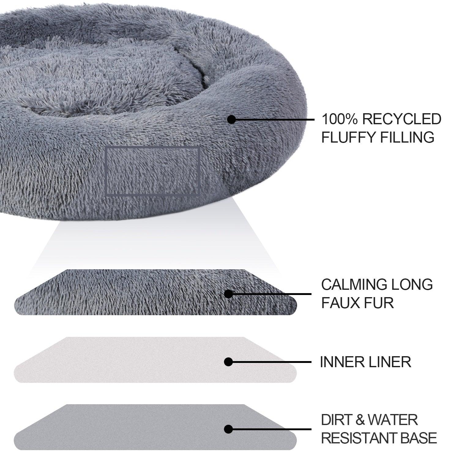 Fluffy Dog Bed - Simply Conveniently