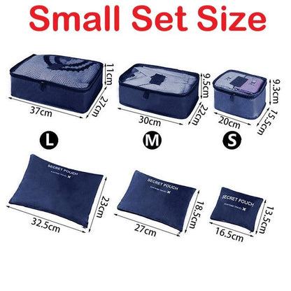 Travel Storage Organizer Bags (6Pcs) - Simply Conveniently