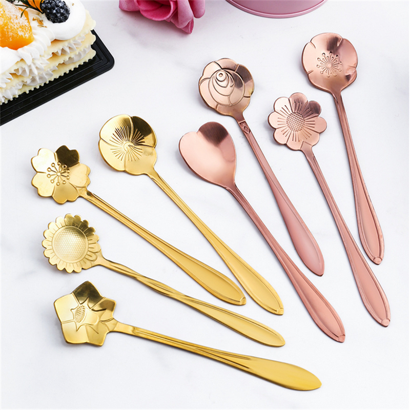 Flower Spoon Set (8PCS) - Simply Conveniently