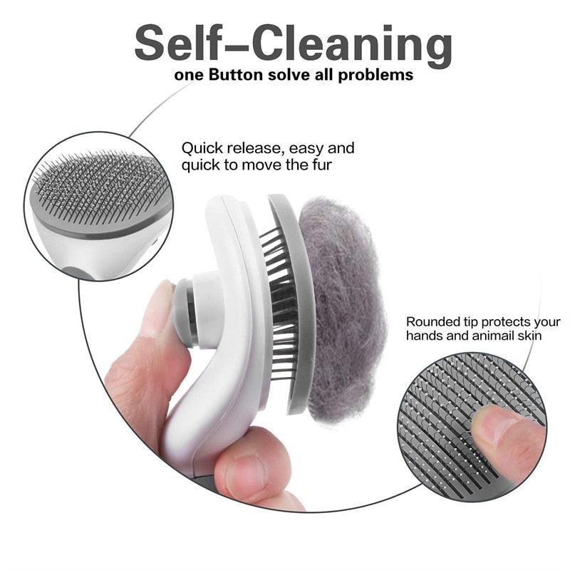 Stainless Steel Pet Brush - Simply Conveniently