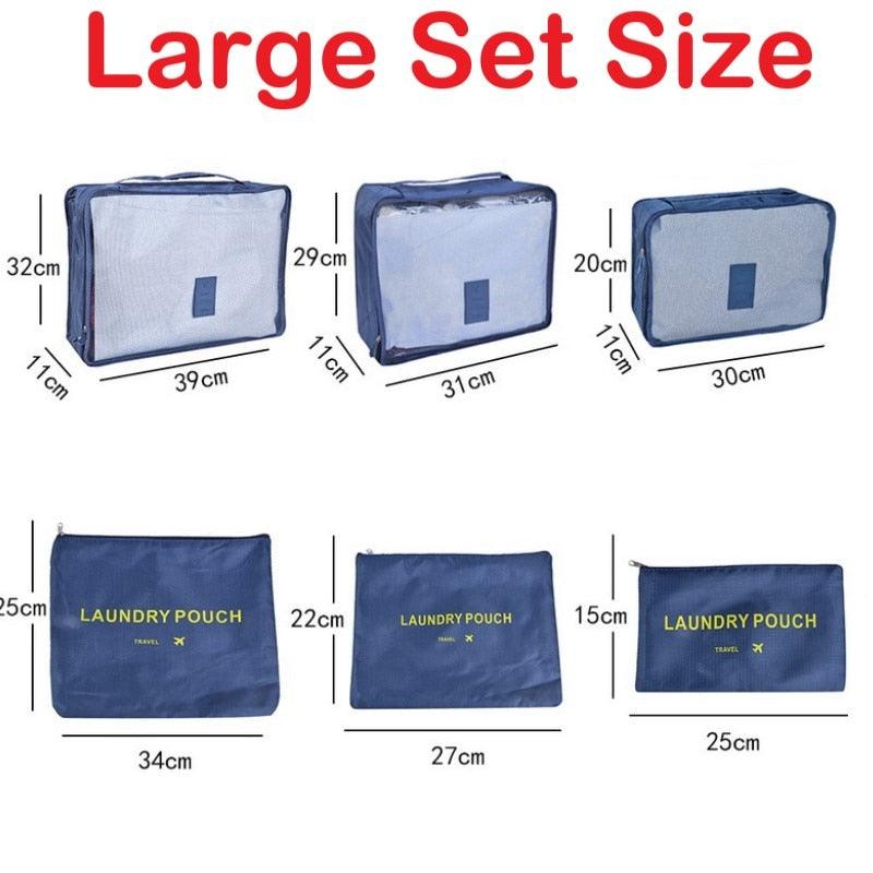 Travel Storage Organizer Bags (6Pcs) - Simply Conveniently