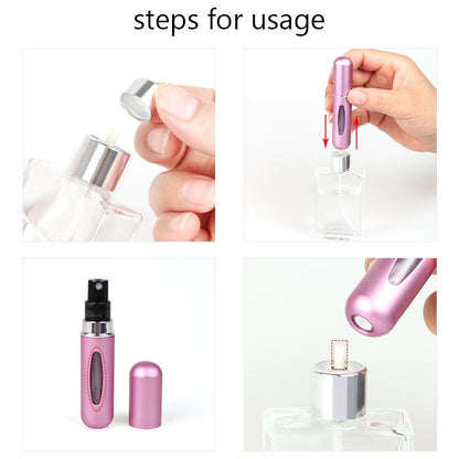 Travel Re-Fill Perfume Bottle (5ml) - Simply Conveniently