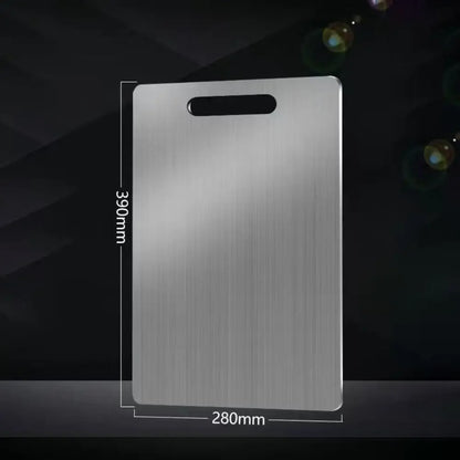 New Cutting Board for Kitchen 316 Stainless Steel Chopping Board Thickened Board Double Sided Food Grade Fruit Meat Chopping